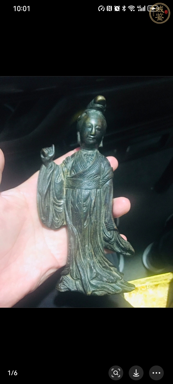 古玩銅器造像真品鑒賞圖