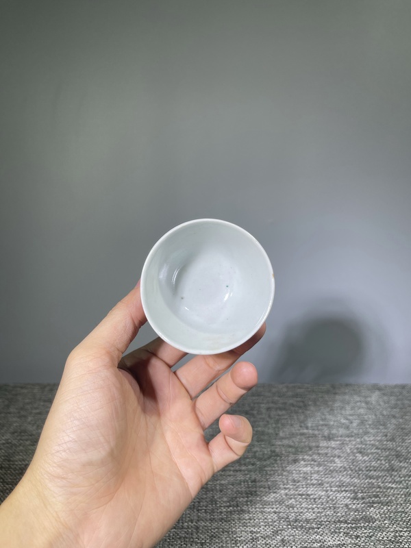 古玩陶瓷晚清.粉彩四君子‘梅蘭竹菊’圖仰鐘杯拍賣,當前價格0元