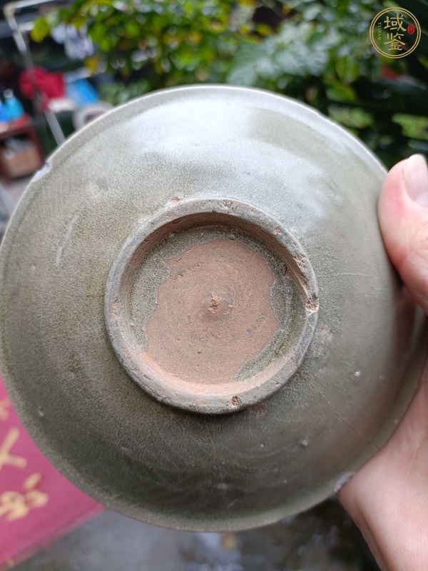 古玩陶瓷龍泉青瓷刻花洗真品鑒賞圖