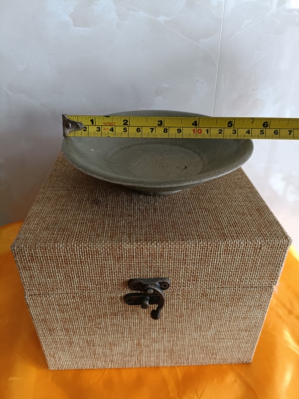 古玩陶瓷館藏級(jí)北宋龍泉青瓷刻花洗拍賣(mài),當(dāng)前價(jià)格299元