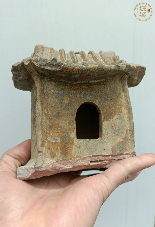 古玩陶瓷宣州窯褐釉瓷塑真品鑒賞圖