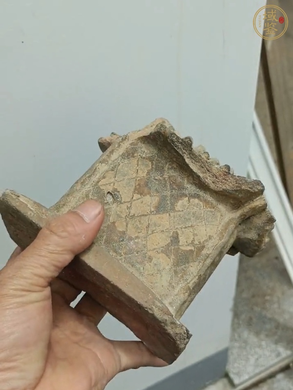 古玩陶瓷宣州窯褐釉瓷塑真品鑒賞圖