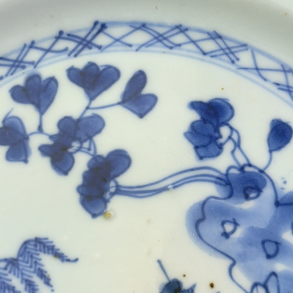 古玩陶瓷清康熙青花山水人物紋盤拍賣,當前價格1000元