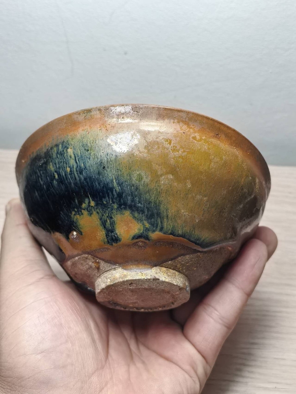 古玩陶瓷南宋建窯系兔絲亳茶盞拍賣,當(dāng)前價(jià)格299元