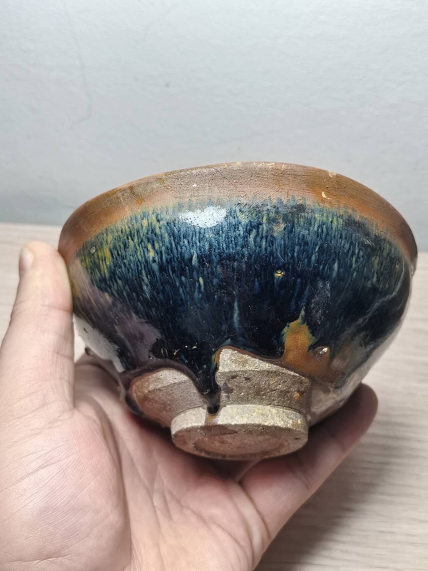 古玩陶瓷南宋建窯系兔絲亳茶盞拍賣,當(dāng)前價(jià)格299元