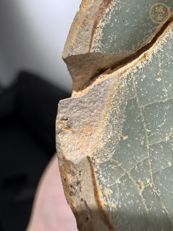 古玩陶瓷龍泉青瓷撇口瓶真品鑒賞圖