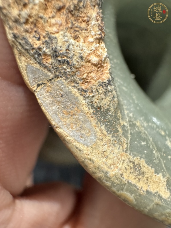 古玩陶瓷龍泉青瓷撇口瓶真品鑒賞圖