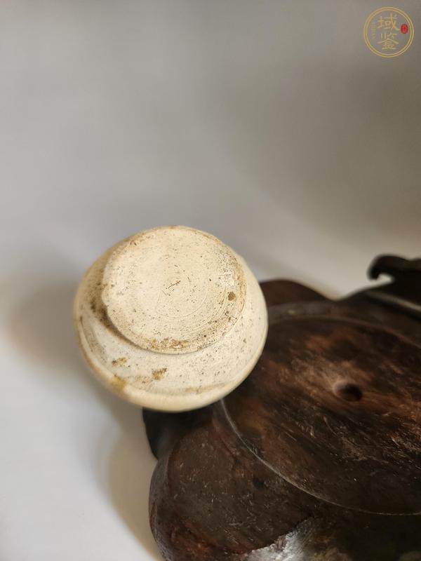 古玩陶瓷唐代·白釉水盂 真品鑒賞圖