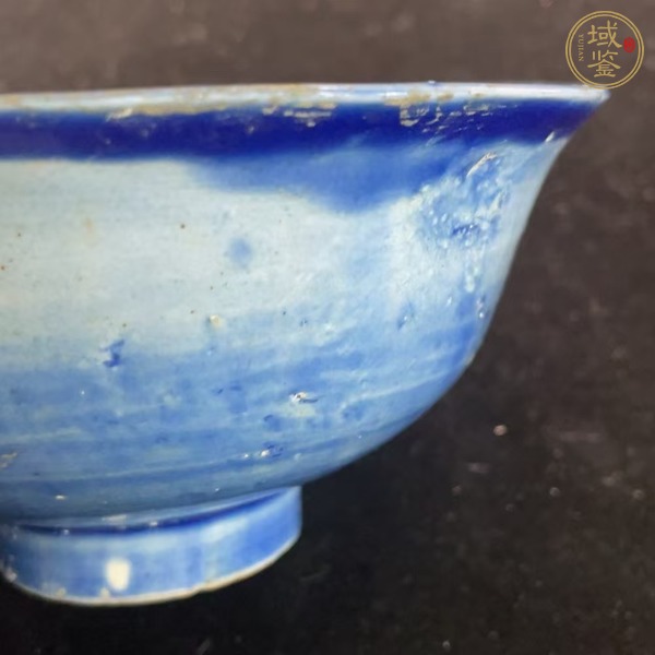 古玩陶瓷霽藍(lán)碗真品鑒賞圖