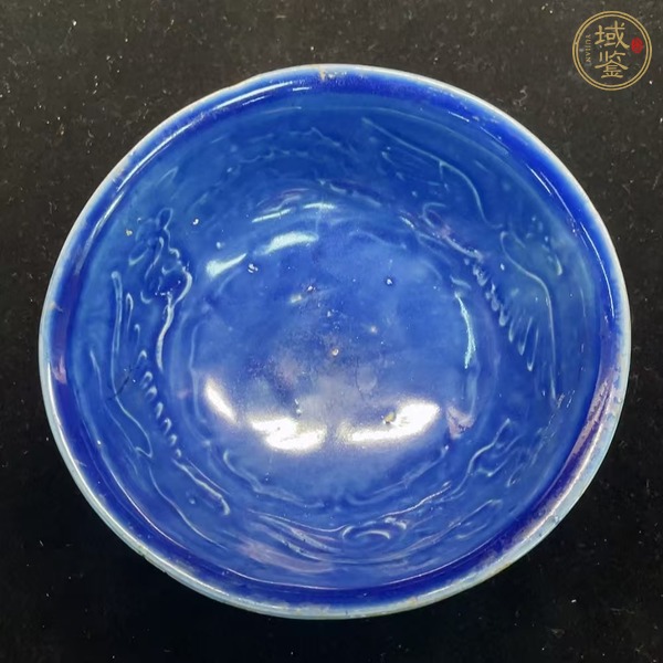 古玩陶瓷霽藍(lán)碗真品鑒賞圖