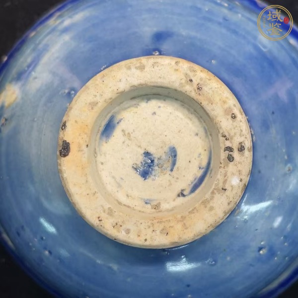 古玩陶瓷霽藍(lán)碗真品鑒賞圖