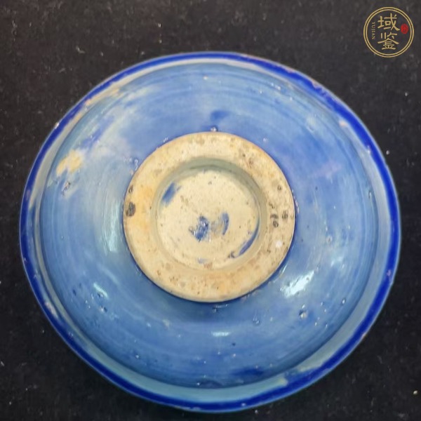 古玩陶瓷霽藍(lán)碗真品鑒賞圖