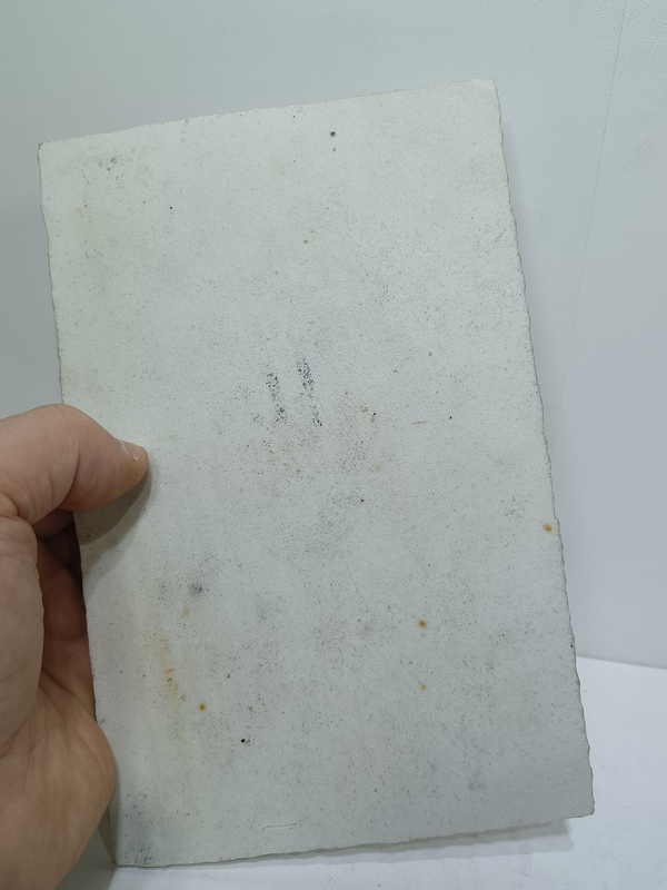 古玩陶瓷民國丁景春粉彩花鳥紋瓷板拍賣，當(dāng)前價(jià)格9500元