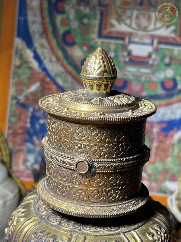 古玩銅器銅轉(zhuǎn)金桶真品鑒賞圖