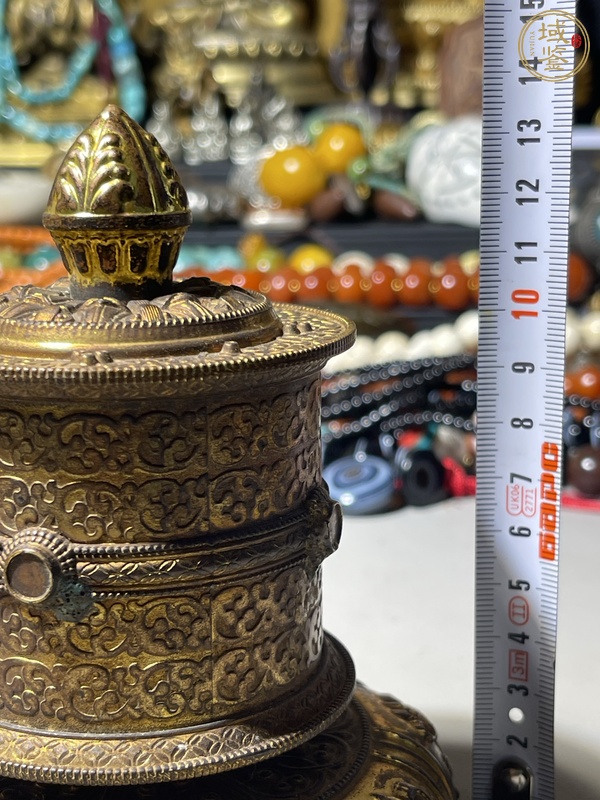 古玩銅器銅轉金桶真品鑒賞圖