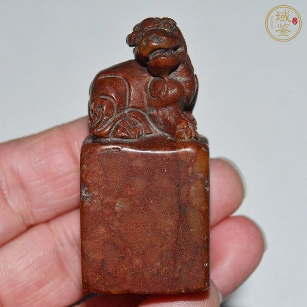 古玩玉器壽山石雕“獸鈕印章”真品鑒賞圖