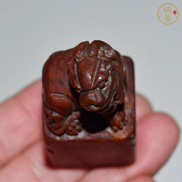 古玩玉器壽山石雕“獸鈕印章”真品鑒賞圖