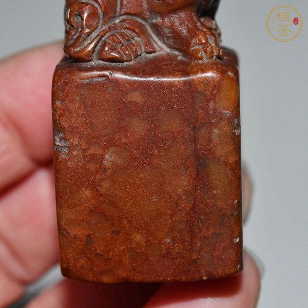 古玩玉器壽山石雕“獸鈕印章”真品鑒賞圖