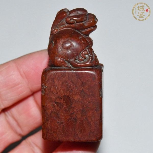 古玩玉器壽山石雕“獸鈕印章”真品鑒賞圖