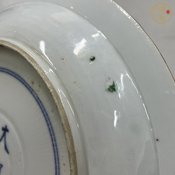 古玩陶瓷青花五彩盤真品鑒賞圖