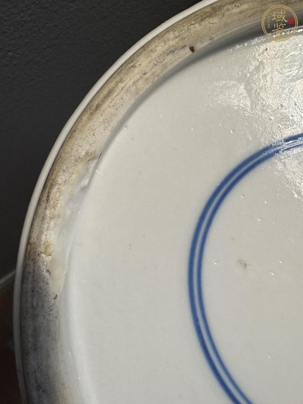 古玩陶瓷墨地五彩鳳穿花卉紋瓶真品鑒賞圖
