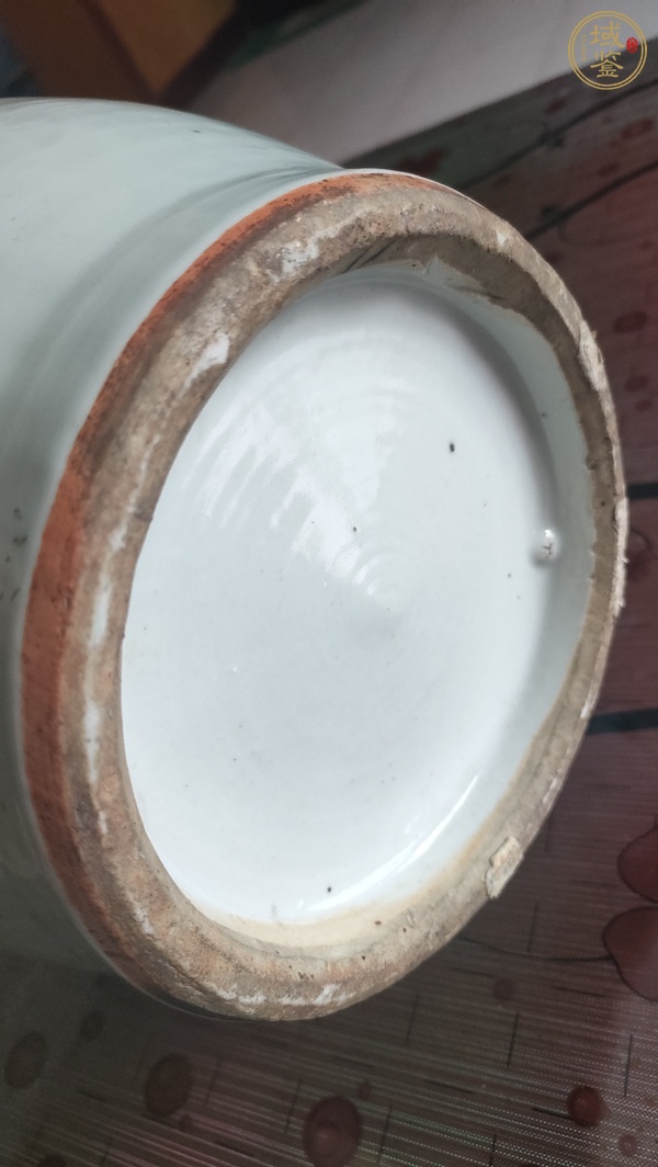 古玩陶瓷民國新粉彩人物大瓶真品鑒賞圖