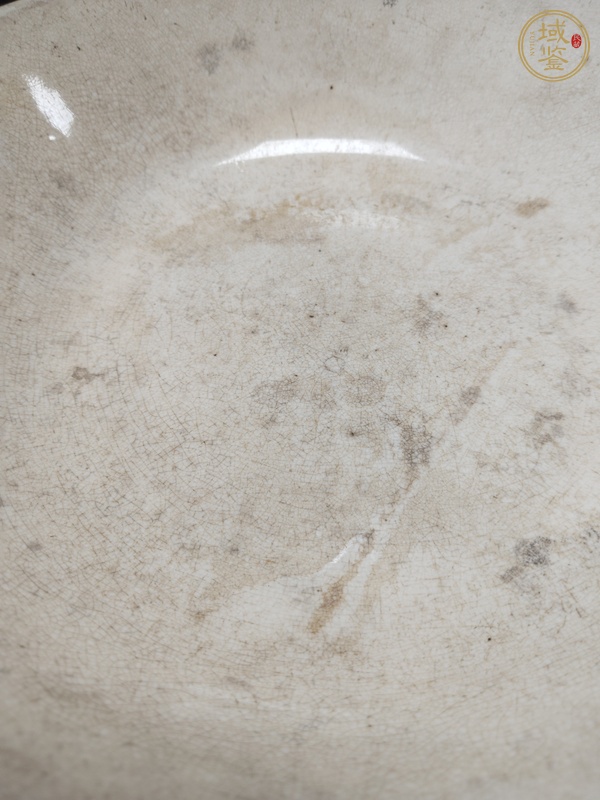 古玩陶瓷白釉盤真品鑒賞圖