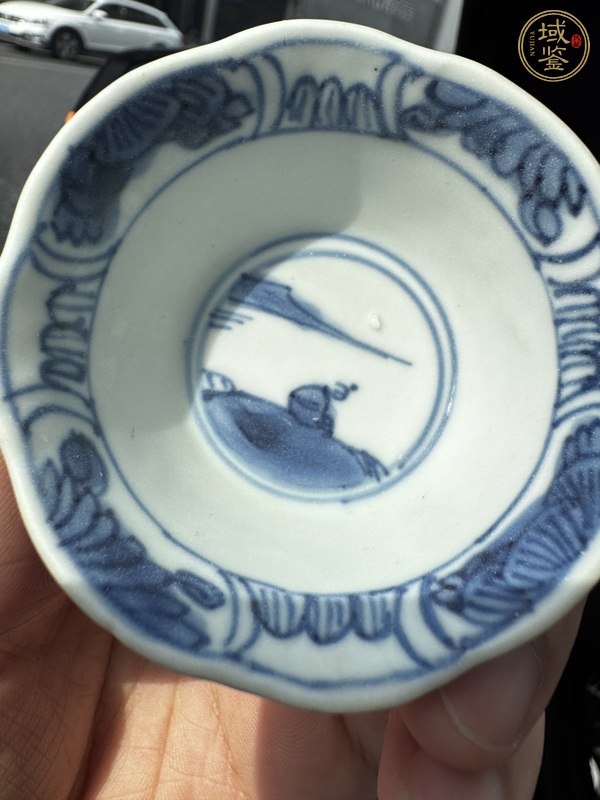 古玩青花杯真品鑒賞圖
