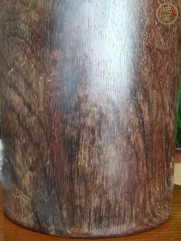 古玩雜項(xiàng)木筆筒真品鑒賞圖