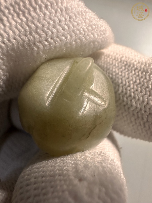 古玩玉器和田玉扣真品鑒賞圖