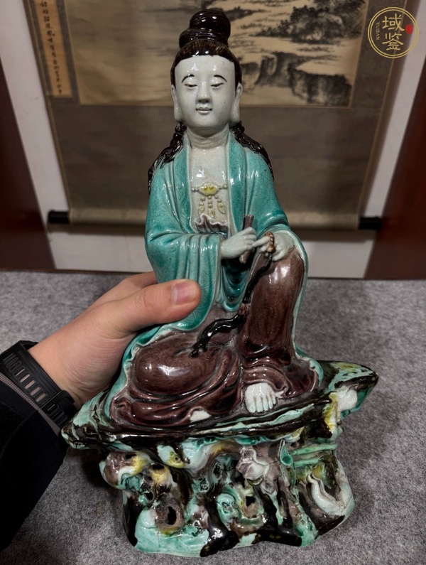 古玩民國人物塑像真品鑒賞圖