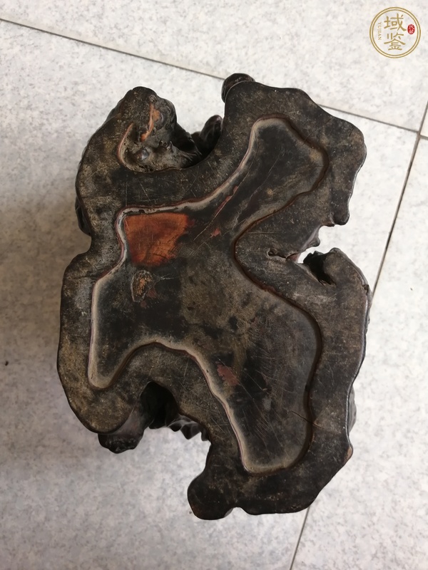 古玩雜項(xiàng)隨形筆筒真品鑒賞圖