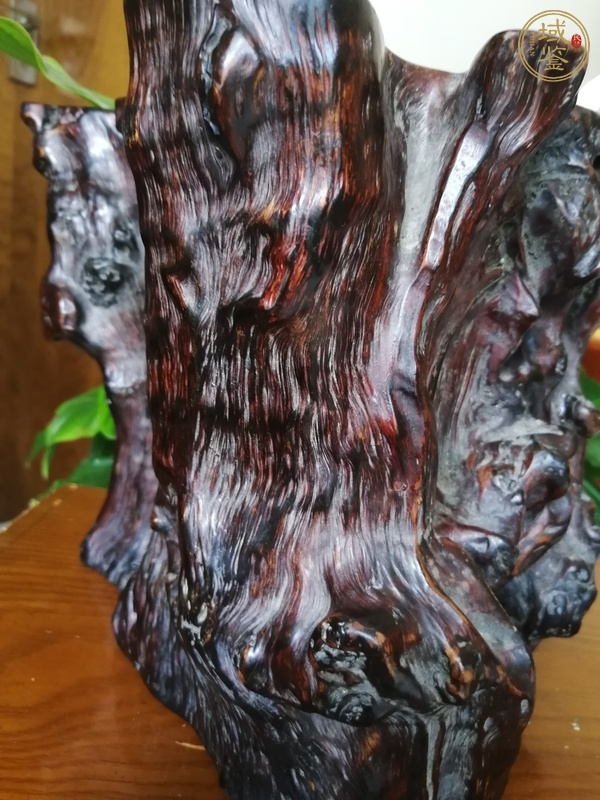 古玩雜項(xiàng)隨形筆筒真品鑒賞圖