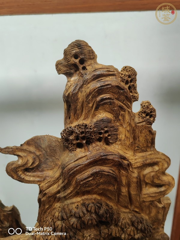 古玩雜項(xiàng)木雕山子擺件真品鑒賞圖