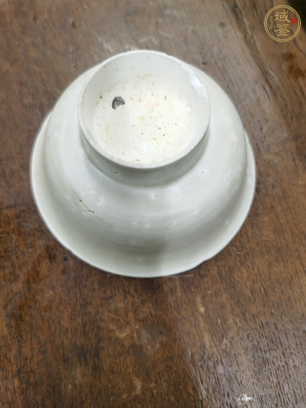 古玩陶瓷五缺花口高足碗真品鑒賞圖