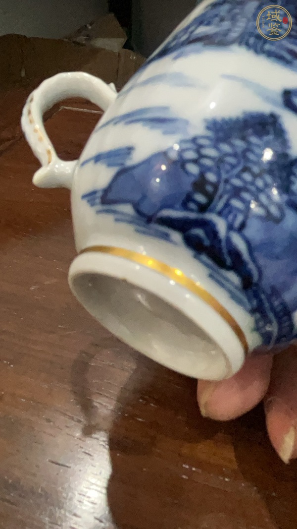 古玩陶瓷青花杯真品鑒賞圖