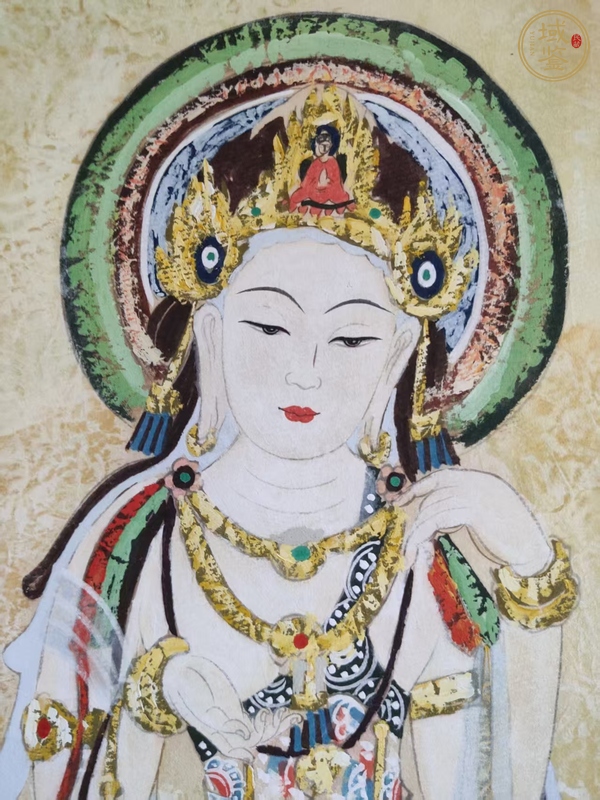 古玩字畫南無觀世音菩薩真品鑒賞圖