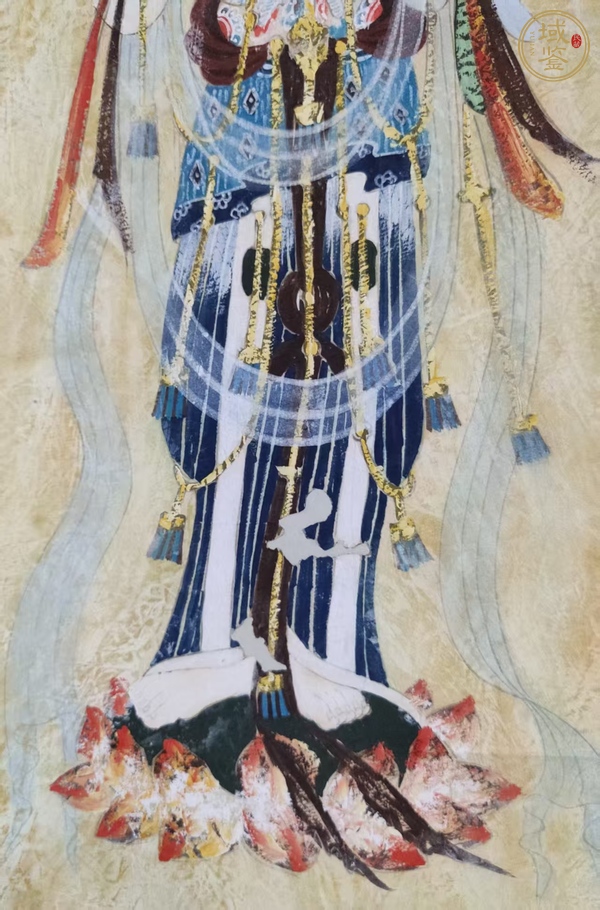 古玩字畫南無觀世音菩薩真品鑒賞圖