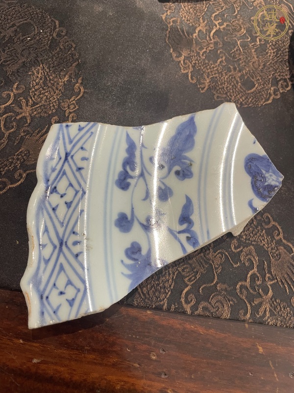 古玩元青花蘇麻離青料標本真品鑒賞圖