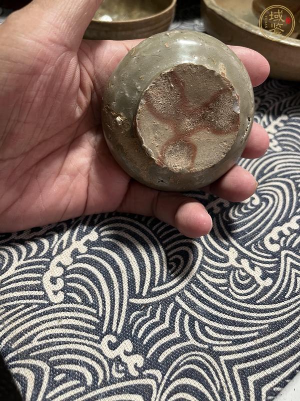 古玩陶瓷越窯青瓷水盂真品鑒賞圖