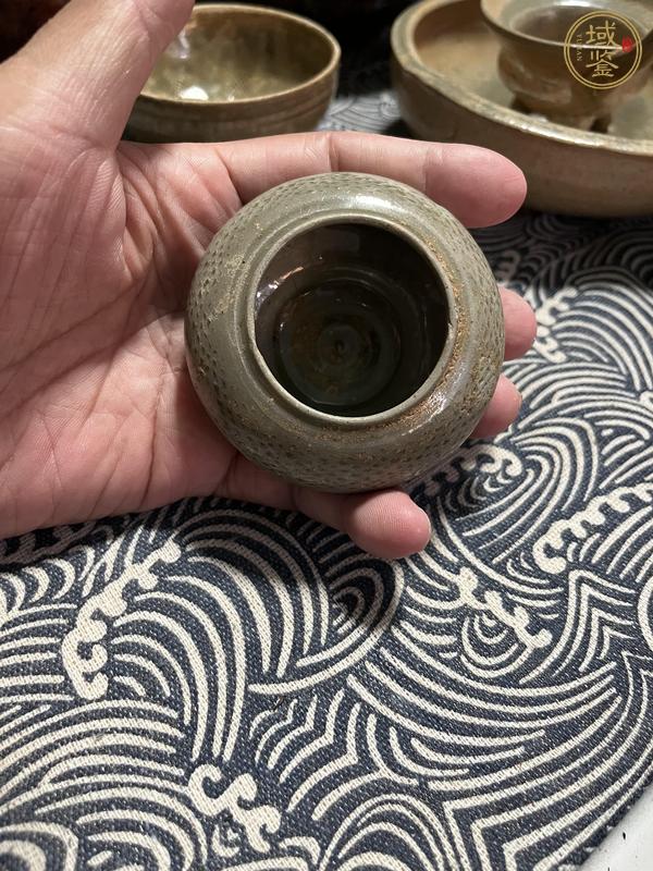 古玩陶瓷越窯青瓷水盂真品鑒賞圖