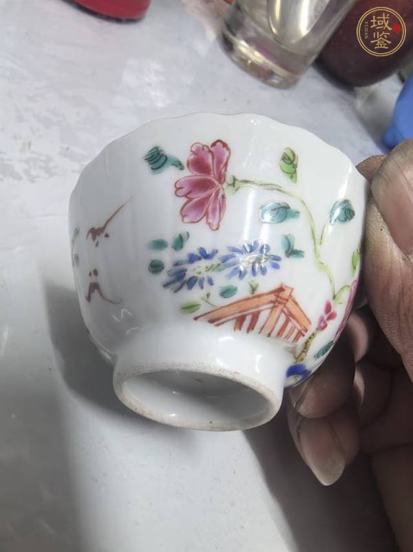 古玩陶瓷粉彩杯真品鑒賞圖