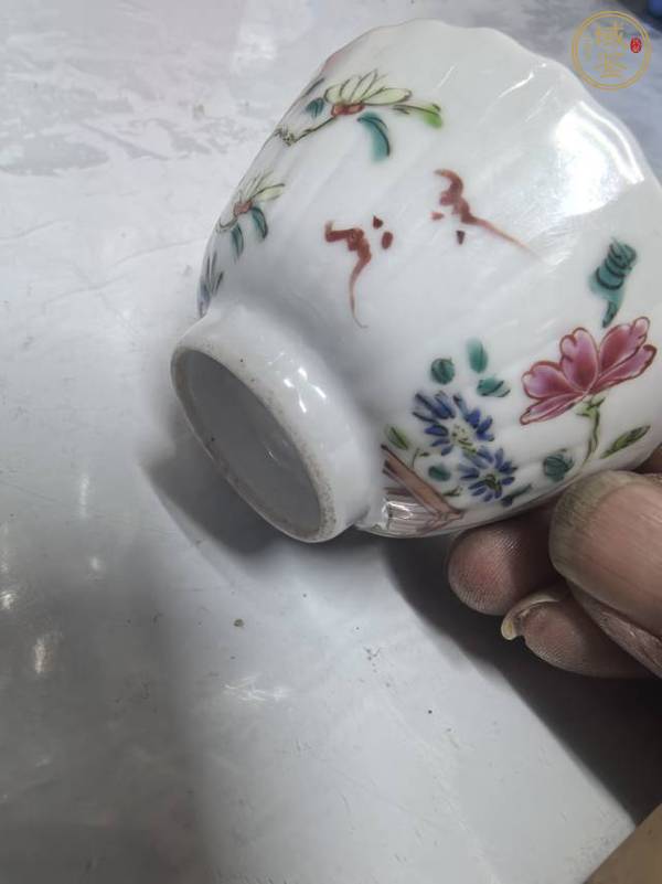 古玩陶瓷粉彩杯真品鑒賞圖