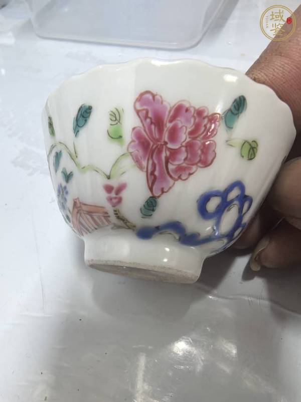 古玩陶瓷粉彩杯真品鑒賞圖