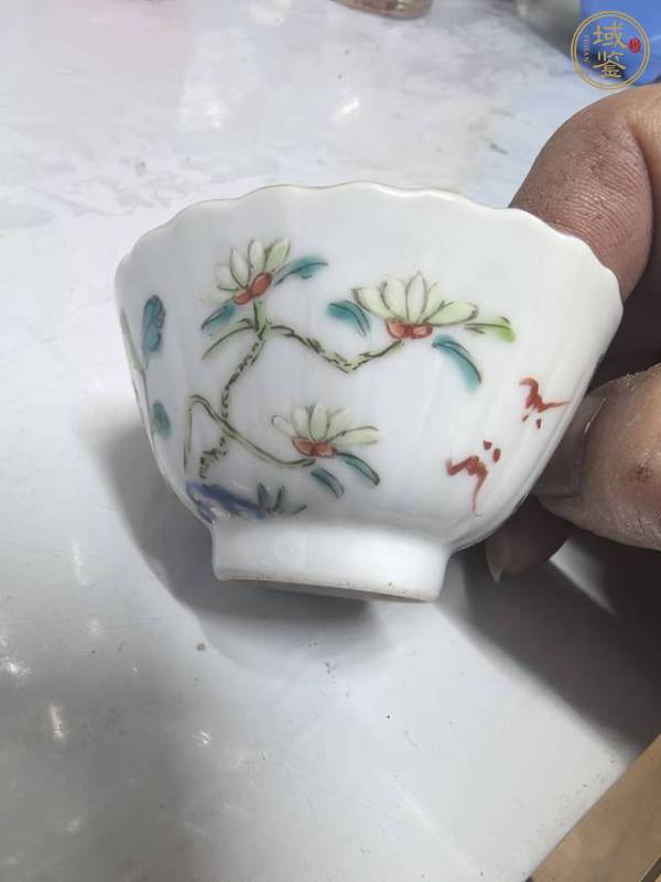 古玩陶瓷粉彩杯真品鑒賞圖