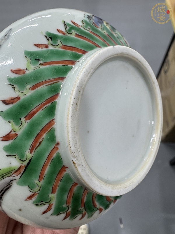 古玩陶瓷五彩瓶真品鑒賞圖