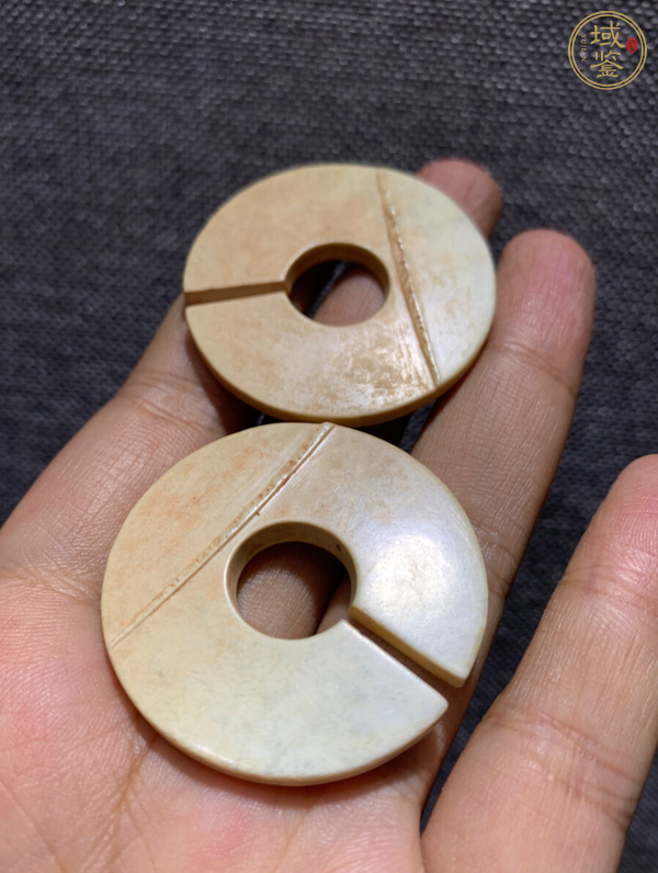 古玩玉器仿古玉玦真品鑒賞圖