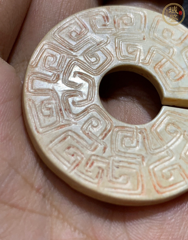古玩玉器仿古玉玦真品鑒賞圖