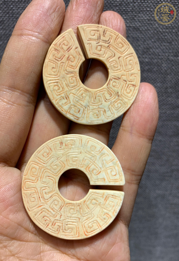 古玩玉器仿古玉玦真品鑒賞圖