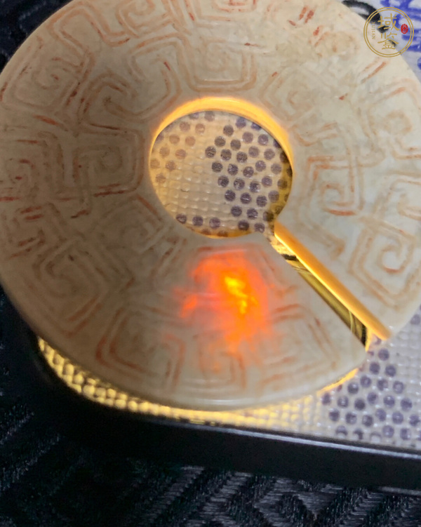 古玩玉器仿古玉玦真品鑒賞圖